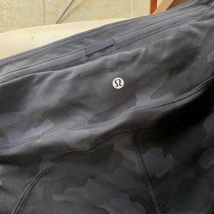 lululemon camo tights size 12
